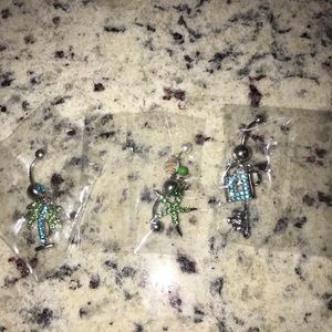 3 Piece belly ring Set